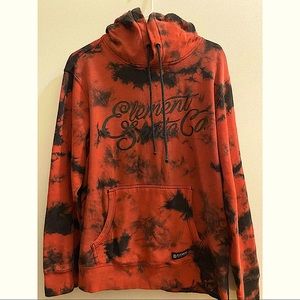 Men’s M Element Skate Co. Red Hoodie